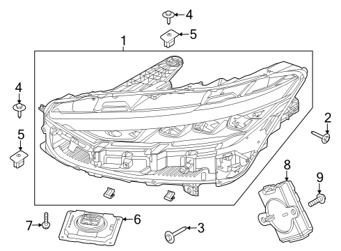 2022 Ford Mustang Mach-E Processor Lighting Control Diagram for LJ8Z-13C788-E