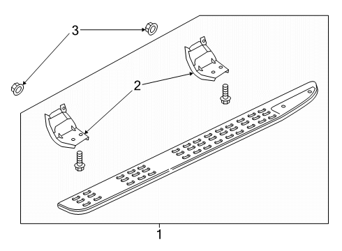 2025 Ford F-150 Running Board Diagram 7