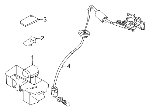 2025 Ford F-150 Front Console Diagram 7
