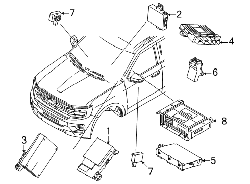 2025 Ford Expedition Electrical Components Diagram 3