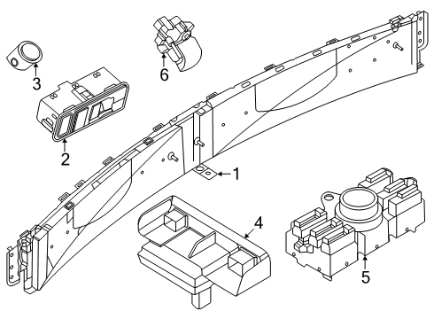 2025 Lincoln Nautilus Sensor Assembly Diagram for DG9Z-19E906-D