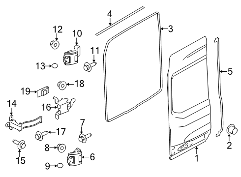 2025 Ford Transit Wire Assembly Jumper Diagram for NK4Z-14631-BA