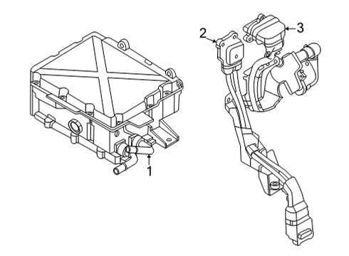 2023 Ford Mustang Mach-E Module Diagram for LK9Z-7B012-B