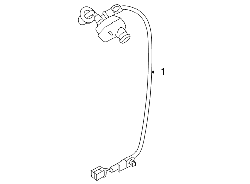 2019 Ford Police Interceptor Sedan Camera Assembly Diagram for EG1Z-19G490-A
