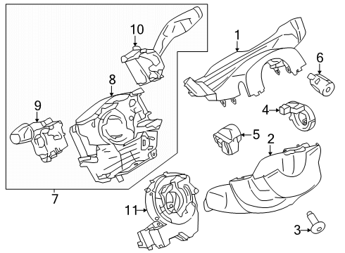 2024 Ford Transit Housing Diagram for NK3Z-3F791-B