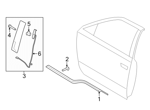 2024 Ford F-150 Lightning Actuator Assembly Diagram for RL3Z-14A626-AA