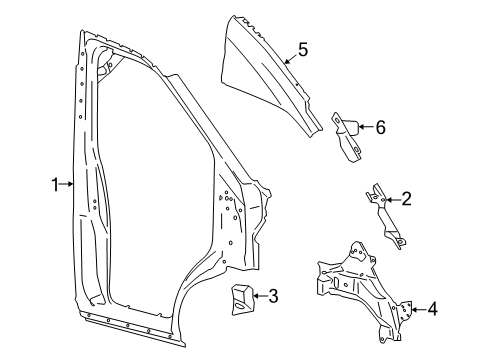 2025 Ford Transit 150 Aperture Panel Diagram 2