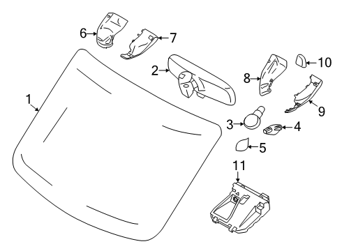 2024 Ford Transit 350 Wipers Diagram 2