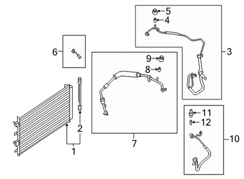 2025 Ford Bronco Sport Tube Assembly Diagram for S1PZ-19D742-D