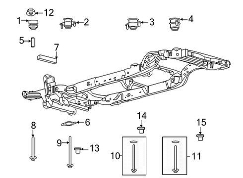 2022 Ford Bronco Insulator Diagram for MB3Z-5800154-C