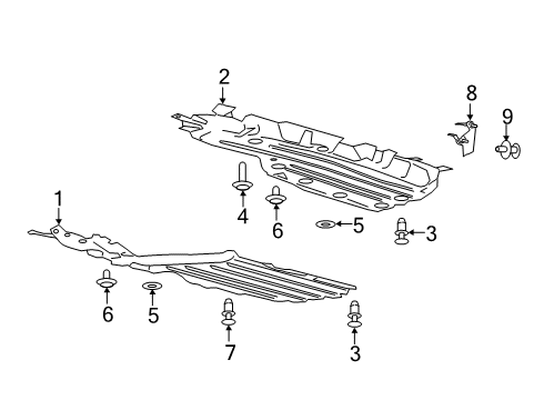 2023 Lincoln Aviator Panel Diagram for LC5Z-7811398-A