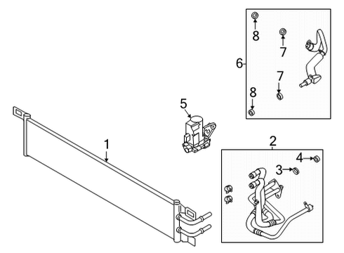 2021 Lincoln Corsair Tube Assembly Diagram for LX6Z-7R081-B