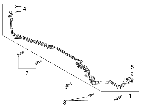 2023 Ford Explorer Clip Diagram for L1MZ-19B632-CA