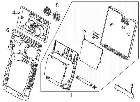 2025 Ford F-350 Super Duty Split Bench Seat Diagram 2