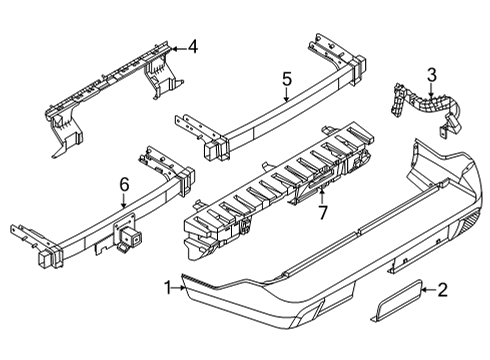 2025 Ford Maverick Cover Diagram for SZ6Z-17K835-BA