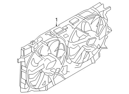 2025 Ford Ranger Cooling Fan, Cooling System, Radiator, Water Pump Diagram 2