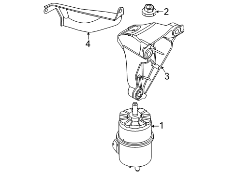 2025 Ford Ranger Engine & Trans Mounting Diagram 4