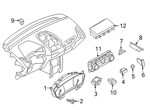 2022 Ford EcoSport Control Diagram for GN1Z-19980-BA