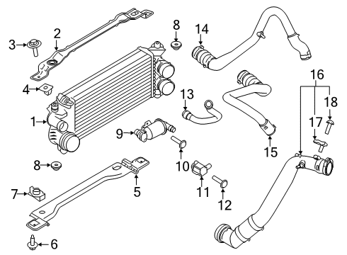 2020 Ford F-150 Outlet Tube Diagram for FL3Z-6F073-C