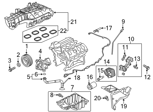 2022 Ford Expedition Wire Assembly Diagram for NL1Z-6B018-B