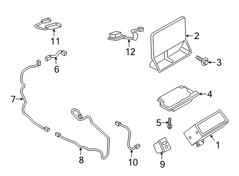 2024 Lincoln Navigator Cable Assembly Diagram for NL7Z-14D202-E