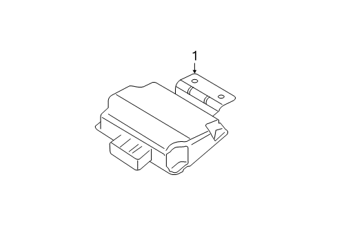 2019 Ford SSV Plug-In Hybrid Voltage Converter Assembly Diagram for K2GZ-14B526-A
