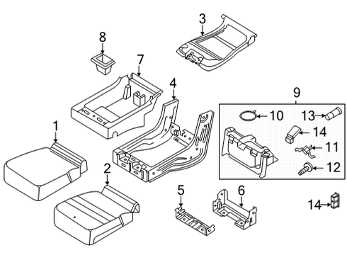 2021 Ford F-150 Spring Diagram for FL3Z-18645A06-A