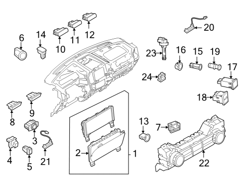 2022 Ford F-150 Lightning Control Diagram for NL3Z-19980-D