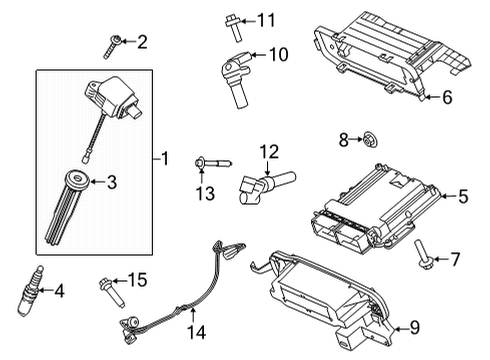 2024 Ford F-150 Engine Control Module - EEC Diagram for RL3Z-12A650-A