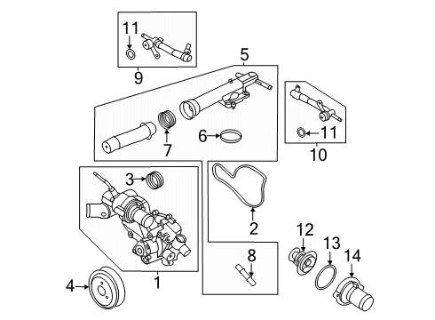 2025 Ford Ranger Water Pump Diagram 3