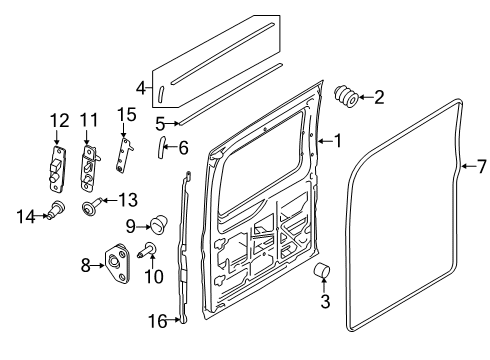 2023 Ford Transit Wire Assembly Jumper Diagram for NK4Z-14631-AA