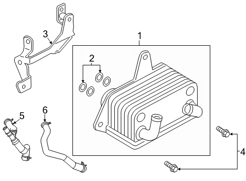2022 Ford Ranger Tube Assembly Diagram for KB3Z-7F120-B