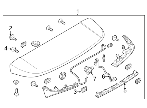 2024 Lincoln Aviator Extension Diagram for LC5Z-7844210-AB