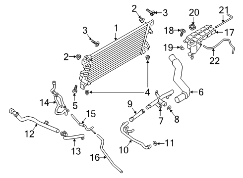 2020 Ford F-150 Hose Diagram for JL3Z-8A505-B