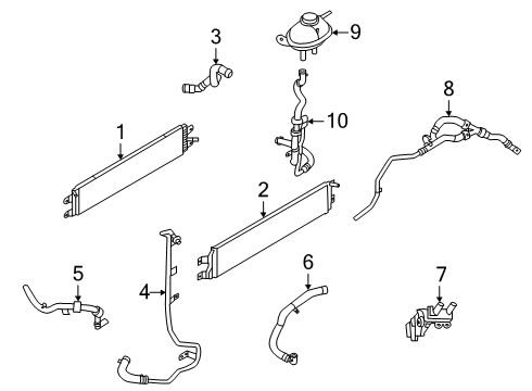 2023 Lincoln Aviator Hose Assembly Diagram for L1MZ-8260-H