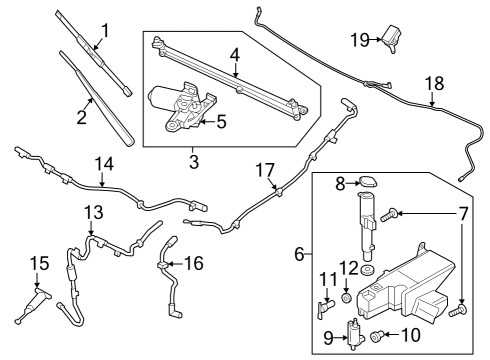 2025 Ford F-350 Super Duty Bolt Diagram for -W701107-S437