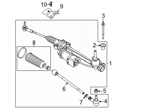 2024 Ford Transit Dust Seal Diagram for KK2Z-3332-B