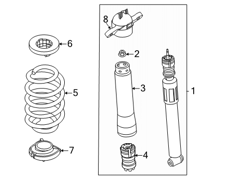 2022 Ford Maverick Shocks & Components - Rear Diagram 2
