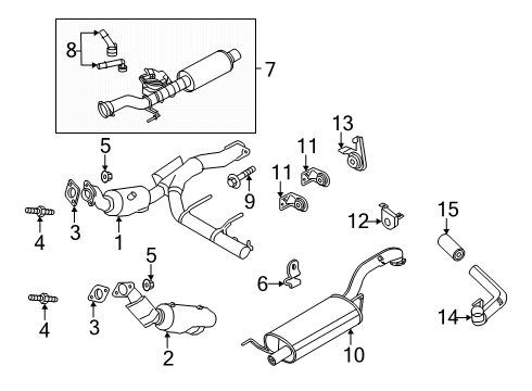2025 Ford F-150 Exhaust Components Diagram 6