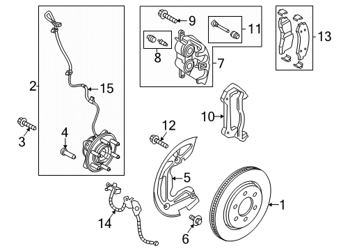 2025 Ford Expedition Bolt And Washer Assembly Hex Head Diagram for -W722894-S900