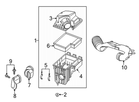 2022 Ford Transit Hose Diagram for LK4Z-9C623-A