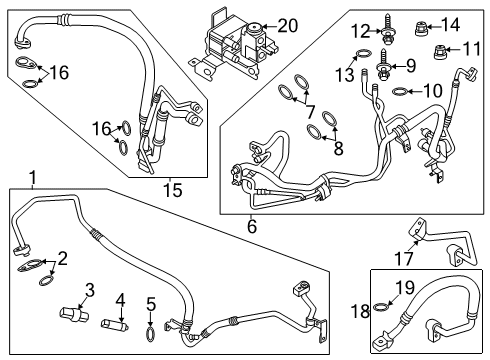 2023 Lincoln Aviator Tube Assembly Diagram for L1MZ-19972-CC