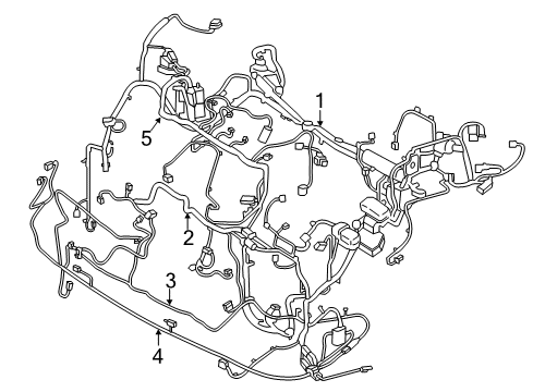 2022 Ford Edge Wire Assembly Diagram for KU5Z-12A581-C