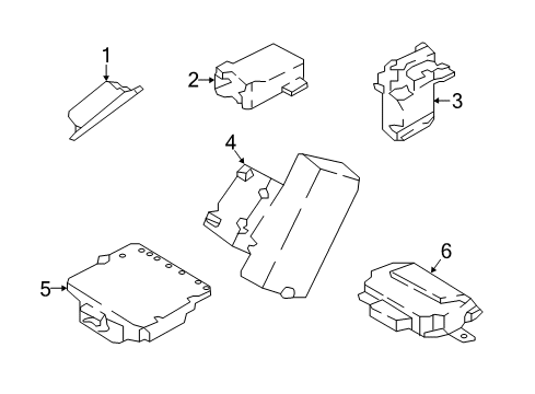 2024 Lincoln Navigator Module Diagram for NU5Z-14G490-R