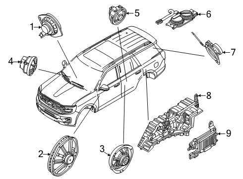 2025 Ford Expedition Sound System Diagram 2