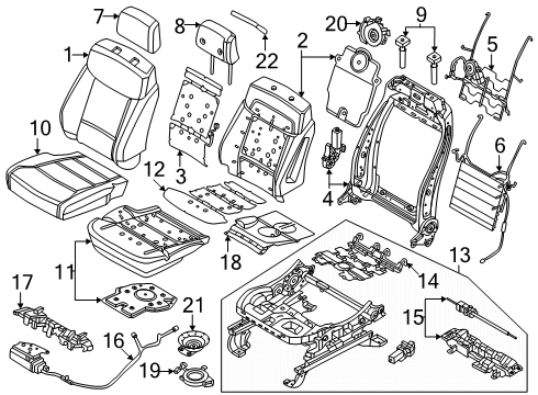 2025 Ford F-350 Super Duty Heated Seats Diagram 3