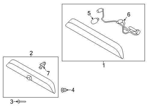 2020 Ford F-250 Super Duty Camera - Parking Diagram for HC3Z-19G490-Z