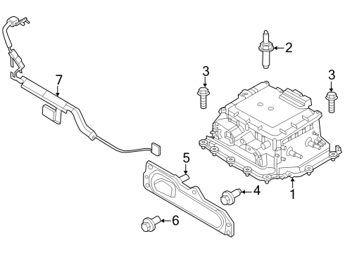 2023 Ford Mustang Mach-E Module Diagram for LJ9Z-7B012-K
