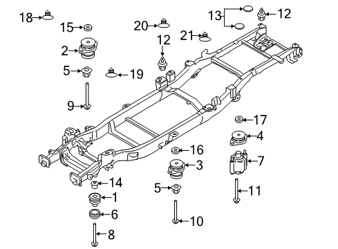 2020 Ford F-150 Damper Assembly Diagram for HL3Z-5D008-B