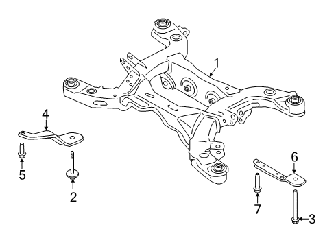 2025 Lincoln Aviator Bolt Diagram for -W720782-S439